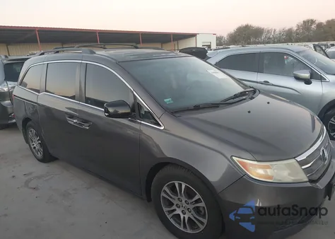 2011 Honda Odyssey Ex-L z USA, uszkodzony, nr VIN 5FNRL5H64BB083568